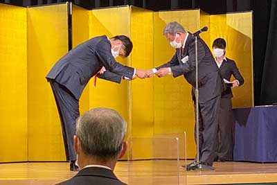日本チタン協会2021年度表彰式授賞式